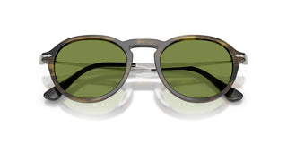 Persol PO 3383S unisex Green Round Sunglasses