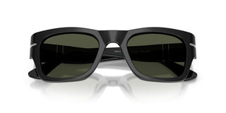 Persol Po 3384s Unisex Black Squared Sunglasses