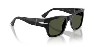 Persol Po 3384s Unisex Black Squared Sunglasses