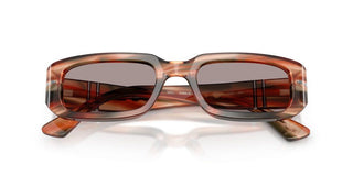 Persol PO 3385S unisex Brown Rectangle Sunglasses