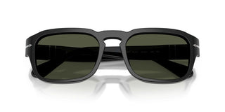 Persol Po 3386s Unisex Black Squared Sunglasses