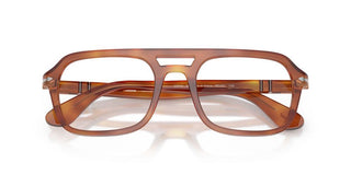 Persol Po 3394v Unisex Brown Pilot Eyeglasses