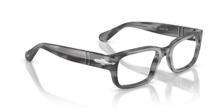 Persol Po 3399v Unisex Grey Rectangle Eyeglasses