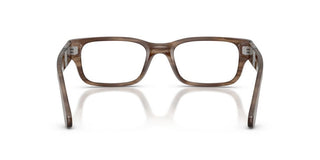Persol Po 3399v Unisex Brown Rectangle Eyeglasses