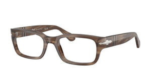 Persol Po 3399v Unisex Brown Rectangle Eyeglasses