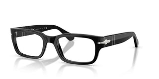 Persol Po 3399v Unisex Black Rectangle Eyeglasses