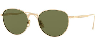 Persol PO 5002ST men Gold Round Sunglasses