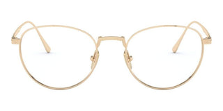 Persol PO 5002VT men Gold Round Eyeglasses