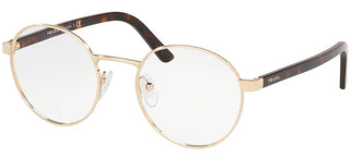 Prada PRADA ESSENTIALS PR 52XV women Gold Round Eyeglasses