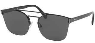 Prada PRADA LETTERING LOGO SPR 67TS men Black Geometric Sunglasses