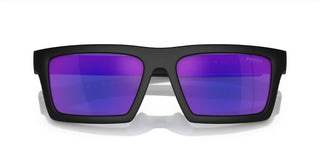 Prada Linea Rossa PRADA LINEA ROSSA SPS 02ZSU men Black Geometric Sunglasses