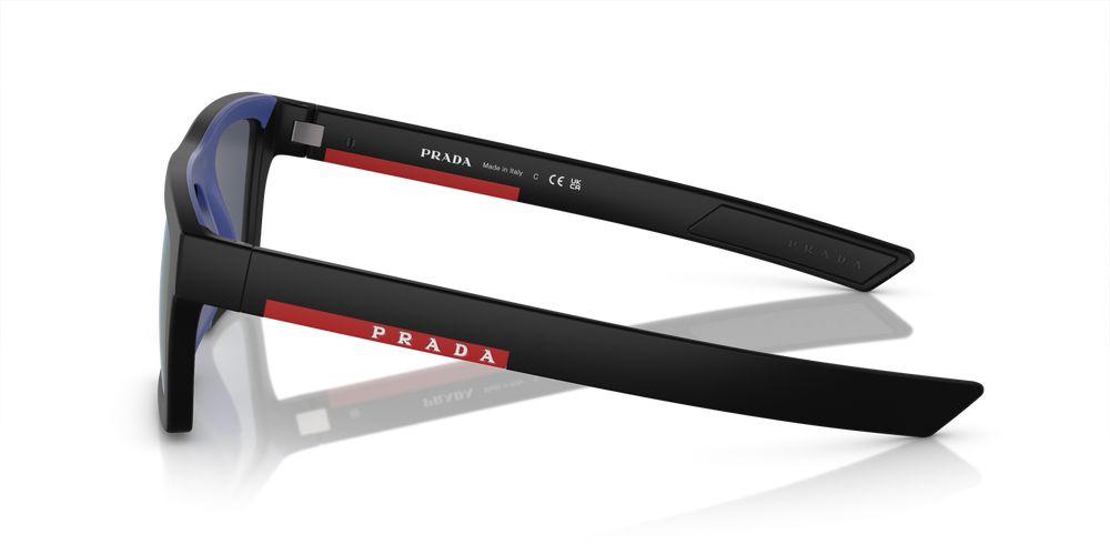 Prada Linea Rossa PRADA LINEA ROSSA SPS 02ZSU men Black Geometric Sunglasses Otticanet USA