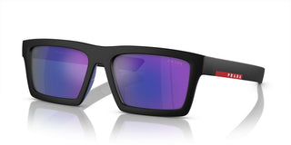 Prada Linea Rossa PRADA LINEA ROSSA SPS 02ZSU men Black Geometric Sunglasses