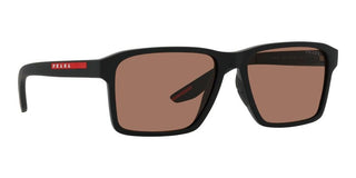 Prada Linea Rossa PRADA LINEA ROSSA SPS 05YS men Brown Geometric Sunglasses