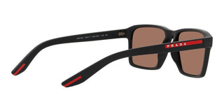 Prada Linea Rossa PRADA LINEA ROSSA SPS 05YS men Brown Geometric Sunglasses