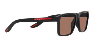 Prada Linea Rossa PRADA LINEA ROSSA SPS 05YS men Brown Geometric Sunglasses