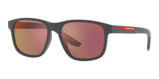 Prada Linea Rossa PRADA LINEA ROSSA SPS 06YS men Grey Geometric Sunglasses