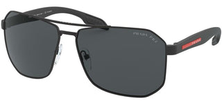 Prada Linea Rossa PRADA LINEA ROSSA SPS 51V men Black Pilot Sunglasses