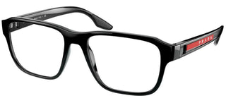 Prada Linea Rossa PRADA LINEA ROSSA VPS 04N men Black Geometric Eyeglasses