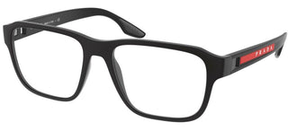Prada Linea Rossa PRADA LINEA ROSSA VPS 04N men Black Geometric Eyeglasses