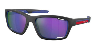 Prada Linea Rossa PRADA LINE ROSSA SPS 04YS men Black Sports Sunglasses