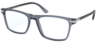 Prada PRADA PR 01WV men Grey Geometric Eyeglasses
