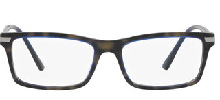 Prada PRADA PR 03YV men Havana Geometric Eyeglasses
