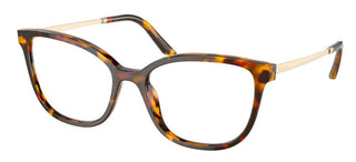Prada PRADA PR 07WV women Havana Geometric Eyeglasses