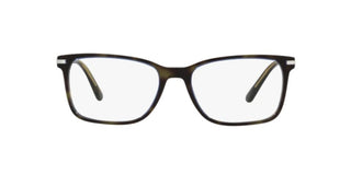 Prada PRADA PR 14WV men Havana Geometric Eyeglasses