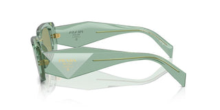 Prada Prada Pr 17ws Women Green Geometric Sunglasses