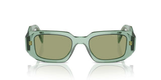 Prada Prada Pr 17ws Women Green Geometric Sunglasses