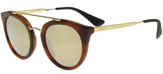 Prada PRADA SPR 23SS women Brown Round Sunglasses