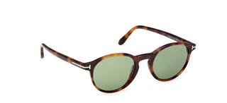 Tom Ford PRESCOTT-02 FT 1331 men Havana Round Sunglasses