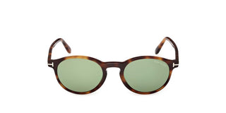 Tom Ford PRESCOTT-02 FT 1331 men Havana Round Sunglasses