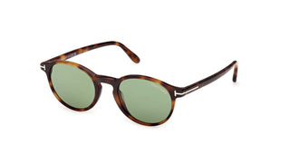 Tom Ford PRESCOTT-02 FT 1331 men Havana Round Sunglasses