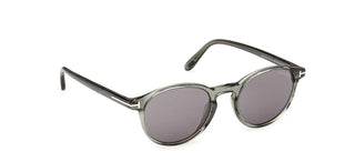 Tom Ford PRESCOTT-02 FT 1331 men Green Round Sunglasses