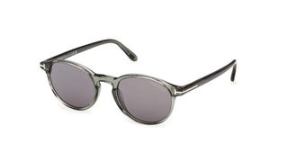 Tom Ford PRESCOTT-02 FT 1331 men Green Round Sunglasses