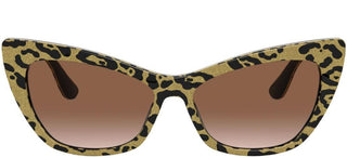 Dolce & Gabbana PRINTED DG 4370 women Gold Cat Eye Sunglasses