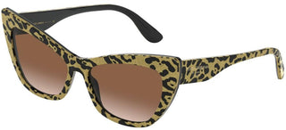 Dolce & Gabbana PRINTED DG 4370 women Gold Cat Eye Sunglasses