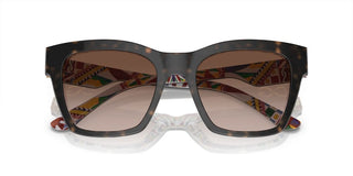 Dolce & Gabbana PRINT FAMILY DG 4384 women Havana Geometric Sunglasses