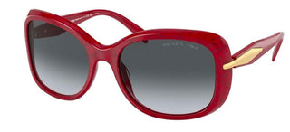 Prada PR 04ZS women Red Geometric Sunglasses