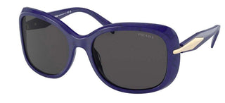 Prada PR 04ZS women Blue Geometric Sunglasses