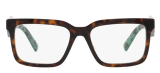 Prada PR 10YV women Havana Geometric Eyeglasses