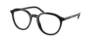 Prada PR 12YV men Black Round Eyeglasses