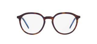 Prada PR 12YV men Havana Round Eyeglasses