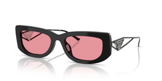 Prada Pr 14ys Women Black Geometric Sunglasses