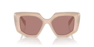 Prada PR 14ZS women Pink Geometric Sunglasses