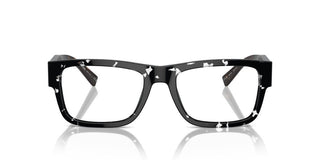 Prada Pr 15yv Men Black Squared Eyeglasses