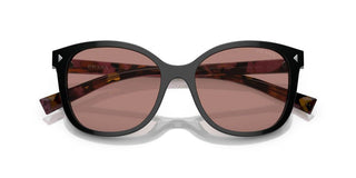 Prada Pr 22zs Women Brown Squared Sunglasses