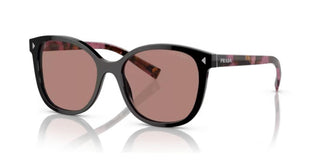 Prada Pr 22zs Women Brown Squared Sunglasses